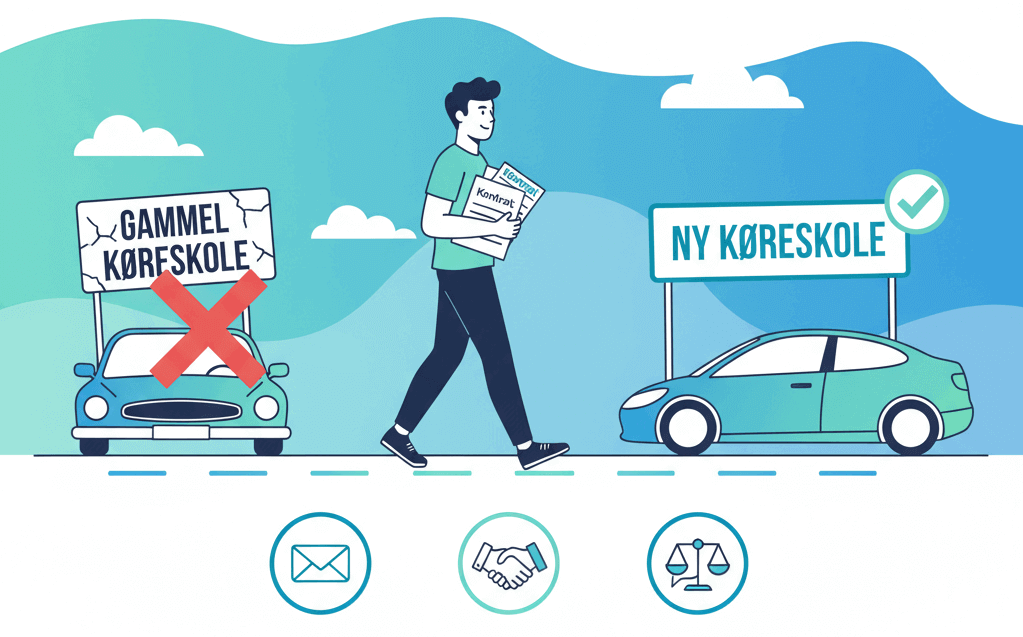 Sådan skifter du køreskole